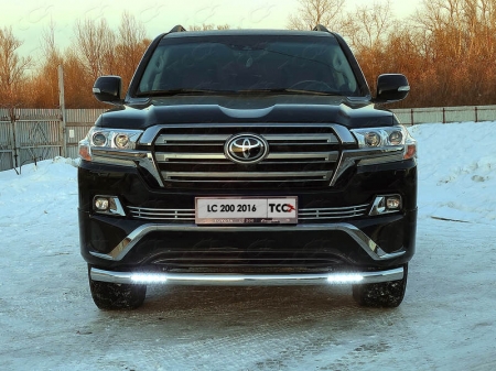 TOYOTA LAND CRUISER 200 Executive 2016-	Защита передняя нижняя (с ДХО) 76,1 мм